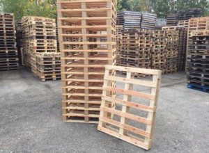 New pallet stock in the MT Box yard